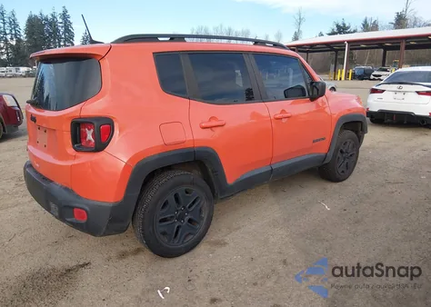 2018 Jeep Renegade Upland Edition 4X4 z USA, uszkodzony, nr VIN ZACCJBABXJPH53701